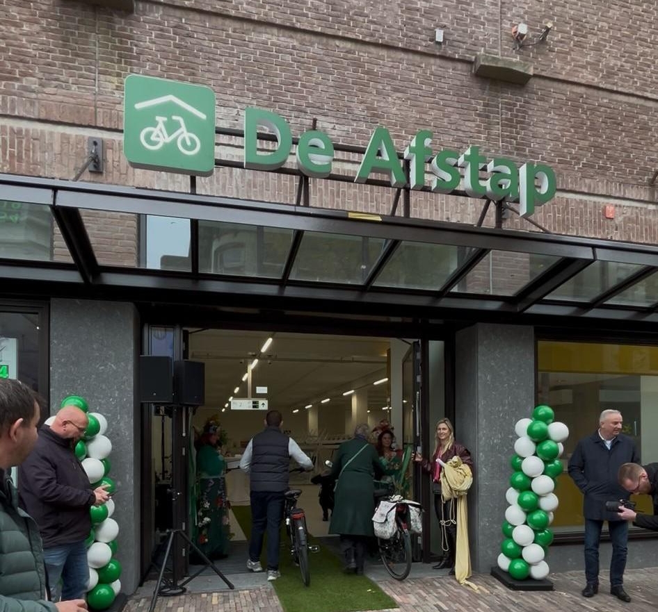 Fietsenstalling de Afstap in het centrum van Alkmaar